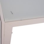 ΣΕΤ ΤΡΑΠΕΖΑΡΙΑΣ 5ΤΜΧ GRET HM21022 ΤΡΑΠΕΖΙ ΜΕΤΑΛ.ΛΕΥΚΟ--ΚΑΡΕΚΛΕΣ ΑΛΟΥΜΙΝΙΟΥ - Image 5