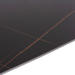 ΣΕΤ ΤΡΑΠΕΖΑΡΙΑΣ 5ΤΜΧ RAVEN HM21067.02 ΚΕΡΑΜΙΚΟ TOP ΜΑΥΡΟ ΜΑΡΜΑΡΟ--ΜΕΤΑΛΛΟ - Image 5