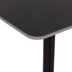 ΣΕΤ ΤΡΑΠΕΖΑΡΙΑΣ 5ΤΜΧ RAVEN HM21068.02 ΚΕΡΑΜΙΚΟ TOP ΜΑΥΡΟ ΜΑΡΜΑΡΟ--ΓΚΡΙ ΥΦΑΣΜΑ - Image 4