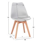 ΣΕΤ ΤΡΑΠΕΖΑΡΙΑΣ 5ΤΜΧ VEGAS HM21184 MDF TOP ΣΕ ΛΕΥΚΟ--ΠΟΔΙΑ ΟΞΙΑΣ - Image 3