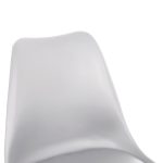 ΣΕΤ ΤΡΑΠΕΖΑΡΙΑΣ 5ΤΜΧ VEGAS HM21184 MDF TOP ΣΕ ΛΕΥΚΟ--ΠΟΔΙΑ ΟΞΙΑΣ - Image 4