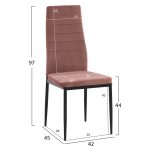 ΣΕΤ ΤΡΑΠΕΖΑΡΙΑΣ 5ΤΜΧ RAVEN HM21264.02 ΚΕΡΑΜΙΚΟ TOP ΜΑΥΡΟ ΜΑΡΜΑΡΟ--ΒΕΛΟΥΔΟ ΣΑΠΙΟ ΜΗΛΟ - Image 3