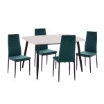 ΣΕΤ ΤΡΑΠΕΖΑΡΙΑΣ 5ΤΜΧ RAVEN HM21265.01 ΚΕΡΑΜΙΚΟ TOP ΛΕΥΚΟ ΜΑΡΜΑΡΟ--ΒΕΛΟΥΔΟ ΚΥΠΑΡΙΣΣΙ