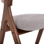 ΣΕΤ ΤΡΑΠΕΖΑΡΙΑΣ 5ΤΜΧ NEKKER HM21340.01 ΤΡΑΠΕΖΙ ΑΠΟ MDF--ΚΑΡΕΚΛΕΣ ΑΠΟ RUBBERWOOD - Image 5
