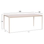 ΣΕΤ ΤΡΑΠΕΖΑΡΙΑΣ 7ΤΜΧ STAD HM10863.02 ΜΠΕΖ ΑΛΟΥΜ. & OLEFIN-ΛΕΥΚΟ SINTERED STONE TOP - Image 3