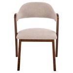 ΣΕΤ ΤΡΑΠΕΖΑΡΙΑΣ 9ΤΜΧ RIDER HM21341 ΤΡΑΠΕΖΙ ΑΠΟ MDF--ΚΑΡΕΚΛΕΣ RUBBERWOOD & ΥΦΑΣΜΑ - Image 4