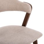 ΣΕΤ ΤΡΑΠΕΖΑΡΙΑΣ 9ΤΜΧ RIDER HM21341 ΤΡΑΠΕΖΙ ΑΠΟ MDF--ΚΑΡΕΚΛΕΣ RUBBERWOOD & ΥΦΑΣΜΑ - Image 5