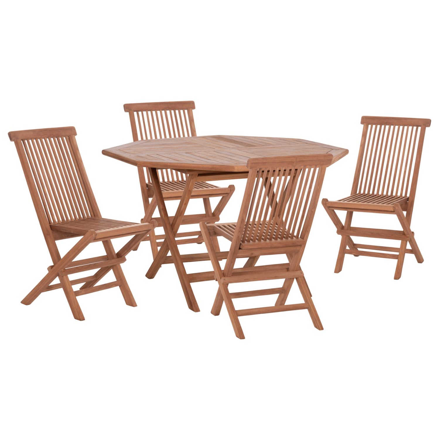 set-trapezarias-exchoroy-5tmch-anadiploy ΣΕΤ ΤΡΑΠΕΖΑΡΙΑΣ ΕΞ.ΧΩΡΟΥ 5ΤΜΧ ΑΝΑΔΙΠΛΟΥΜΕΝΟ KARLIN HM10922 ΞΥΛΟ TEAK ΣΕ ΦΥΣΙΚΟ - Image 1