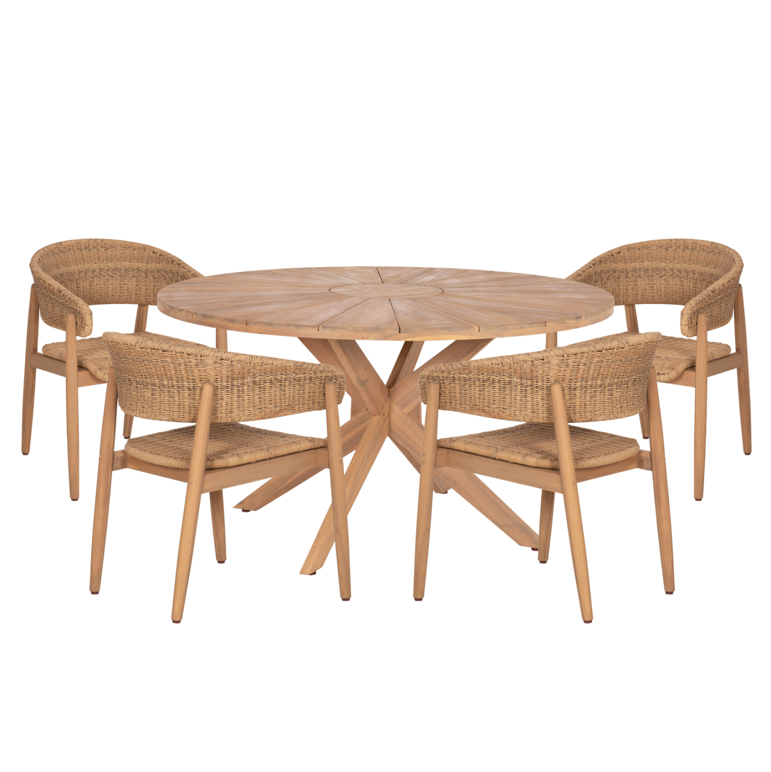 set-trapezarias-exchoroy-5tmch-fb910909- ΣΕΤ ΤΡΑΠΕΖΑΡΙΑΣ ΕΞ.ΧΩΡΟΥ 5ΤΜΧ CORTEN HM10909 ΞΥΛΟ ΑΚΑΚΙΑΣ & ΣΧΟΙΝΙ--ΦΥΣΙΚΟ - Image 1