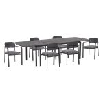 ΣΕΤ ΤΡΑΠΕΖΑΡΙΑΣ ΕΞ.ΧΩΡΟΥ 6 ΘΕΣΕΩΝ ELARA HM10726.01 ΓΚΡΙ ΑΛΟΥΜΙΝΙΟ-ΕΠΕΚΤΕΙΝΟΜΕΝΟ ΤΡΑΠΕΖΙ