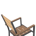 ΣΕΤ ΤΡΑΠΕΖΑΡΙΑΣ TABER HM21198 ΤΡΑΠΕΖΙ & 6 ΠΟΛΥΘΡΟΝΕΣ-ΑΛΟΥΜΙΝΙΟ & POLYWOOD-ΑΝΘΡΑΚΙ - Image 6