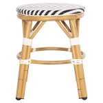 ΣΚΑΜΠΟ ΑΛΟΥΜΙΝΙΟΥ CHINO HM6285.03 BAMBOO LOOK-TEXTILENE ΛΕΥΚΟ-ΜΑΥΡΟ Φ36x46Υεκ. - Image 3
