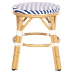 ΣΚΑΜΠΟ ΑΛΟΥΜΙΝΙΟΥ CHINO HM6285.05 BAMBOO LOOK-TEXTILENE ΛΕΥΚΟ-ΜΠΛΕ Φ36x46Υεκ. - Image 3