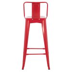 ΣΚΑΜΠΟ BAR ME ΠΛΑΤΗ ΜΕΤΑΛΛΙΚΟ MELITA-PRO HM8643.44 ΚΟΚΚΙΝΟ 42x42x100Υεκ. - Image 6