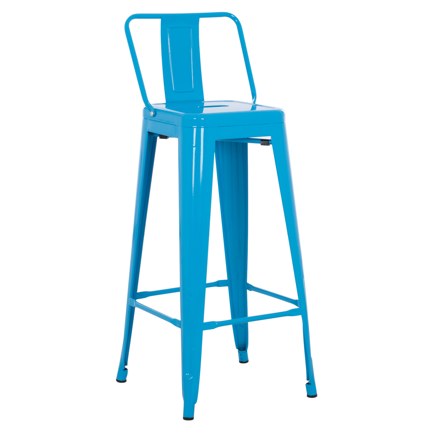 skampo-bar-me-plati-metalliko-fb9864348- ΣΚΑΜΠΟ BAR-PRO ME ΠΛΑΤΗ ΜΕΤΑΛΛΙΚΟ MELITA HM8643.48 ΜΠΛΕ 42x42x100Υεκ. - Image 1