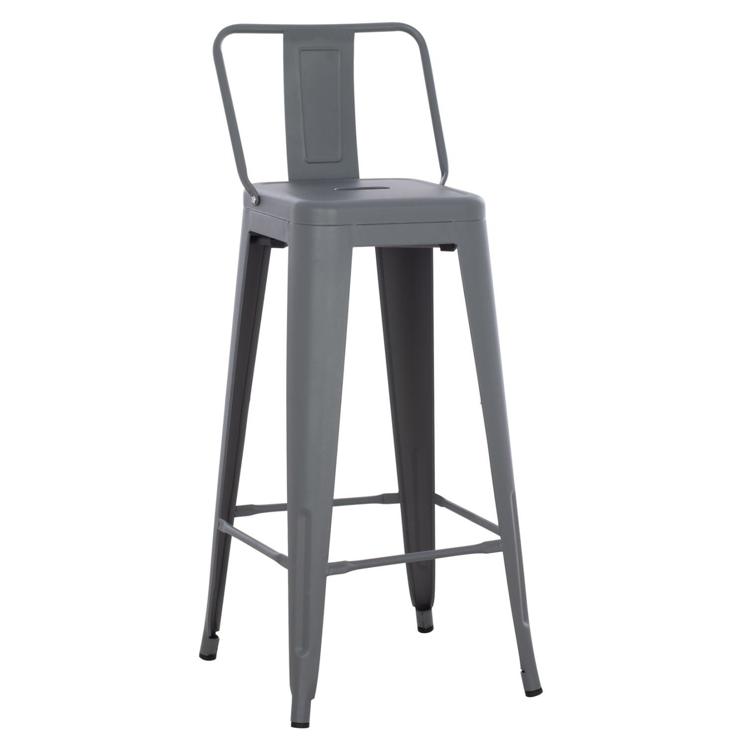 skampo-bar-me-plati-metalliko-fb9864350- ΣΚΑΜΠΟ BAR ME ΠΛΑΤΗ ΜΕΤΑΛΛΙΚΟ MELITA-PRO HM8643.50 ΓΚΡΙ 42x42x100Υεκ. - Image 1