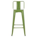 ΣΚΑΜΠΟ BAR ME ΠΛΑΤΗ ΜΕΤΑΛΛΙΚΟ MELITA-PRO HM8643.53 LIGHT OLIVE GREEN 42x42x100Υεκ. - Image 3