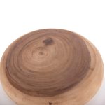 ΣΚΑΜΠΟ PUFFAT HM18172.02 FIBER CEMENT ΛΕΥΚΟ- ΞΥΛΟ TEAK TOP Φ45x46Υεκ. - Image 5