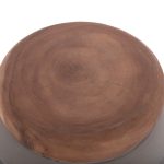 ΣΚΑΜΠΟ PUFFAT HM18172.03 FIBER CEMENT ΓΚΡΙ- ΞΥΛΟ TEAK TOP Φ45x46Υεκ. - Image 5