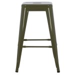 ΣΚΑΜΠΟ ΜΕΣΑΙΟΥ ΥΨΟΥΣ ΜΕΤΑΛΛΙΚΟ MELITA-PRO HM8573.43 DARK OLIVE GREEN 43x43x67Υεκ. - Image 3