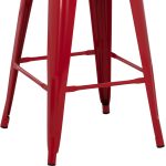 ΣΚΑΜΠΟ ΜΕΣΑΙΟΥ ΥΨΟΥΣ ΜΕΤΑΛΛΙΚΟ MELITA-PRO HM8573.44 ΚΟΚΚΙΝΟ 43x43x67Υεκ. - Image 5
