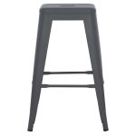 ΣΚΑΜΠΟ ΜΕΣΑΙΟΥ ΥΨΟΥΣ ΜΕΤΑΛΛΙΚΟ MELITA-PRO HM8573.50 ΓΚΡΙ 43x43x67Υεκ. - Image 3
