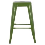 ΣΚΑΜΠΟ ΜΕΣΑΙΟΥ ΥΨΟΥΣ ΜΕΤΑΛΛΙΚΟ MELITA-PRO HM8573.53 ΣΕ LIGHT OLIVE GREEN 43x43x67Υεκ. - Image 3