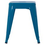 ΣΚΑΜΠΟ ΜΕΤΑΛΛΙΚΟ MELITA HM0096.48 ΣΕ ΜΠΛΕ ΧΡΩΜΑ 37x37x45Υεκ. - Image 3