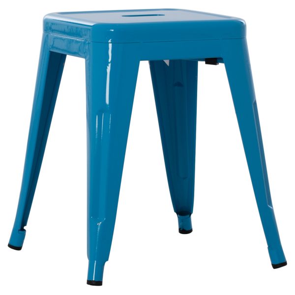 ΣΚΑΜΠΟ ΜΕΤΑΛΛΙΚΟ MELITA HM0096.48 ΣΕ ΜΠΛΕ ΧΡΩΜΑ 37x37x45Υεκ.