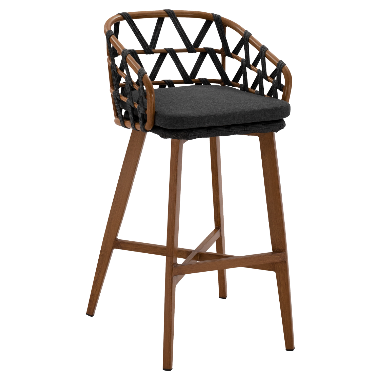 skampo-mpar-aloyminioy-fb9578111-kafe-sk ΣΚΑΜΠΟ ΜΠΑΡ ΑΛΟΥΜΙΝΙΟΥ RICKO HM5781.11 ΚΑΦΕ ΣΚΕΛΕΤΟΣ--ΑΝΘΡΑΚΙ STRAP 56x59x102Υεκ. - Image 1