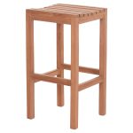 ΣΚΑΜΠΟ ΜΠΑΡ NIKOL HM18109 ΞΥΛΟ ΤΕΑΚ ΣΕ ΦΥΣΙΚΟ 40x40x77Υεκ. - Image 4