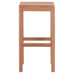 ΣΚΑΜΠΟ ΜΠΑΡ NIKOL HM18109 ΞΥΛΟ ΤΕΑΚ ΣΕ ΦΥΣΙΚΟ 40x40x77Υεκ. - Image 5