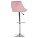 ΣΚΑΜΠΟ ΜΠΑΡ ROSE HM204.42 ΜΕ ΑΜΟΡΤΙΣΕΡ ΧΡΩΜΙΟΥ & ΣΑΠΙΟ ΜΗΛΟ ΒΕΛΟΥΔΟ 48x45x105Υεκ. - Image 5