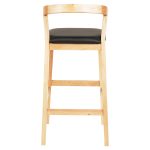 ΣΚΑΜΠΟ ΜΠΑΡ NAMI HM9952.01 RUBBERWOOD ΣΕ ΟΑΚ-ΜΑΥΡΟ PU 47,5x59x102,5Υεκ. - Image 5