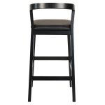 ΣΚΑΜΠΟ ΜΠΑΡ NAMI HM9952.02 RUBBERWOOD & PU-ΜΑΥΡΟ 47,5x59x102,5Υεκ. - Image 5