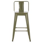 ΣΚΑΜΠΟ ΜΠΑΡ ΜΕΣΑΙΟΥ ΥΨΟΥΣ ΜΕΤΑΛΛΙΚΟ MELITA-PRO HM8574.43 DARK OLIVE GREEN 43x43x88Υεκ. - Image 3