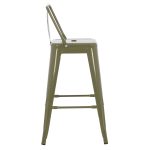 ΣΚΑΜΠΟ ΜΠΑΡ ΜΕΣΑΙΟΥ ΥΨΟΥΣ ΜΕΤΑΛΛΙΚΟ MELITA-PRO HM8574.43 DARK OLIVE GREEN 43x43x88Υεκ. - Image 4
