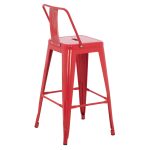 ΣΚΑΜΠΟ ΜΠΑΡ ΜΕΣΑΙΟΥ ΥΨΟΥΣ ΜΕΤΑΛΛΙΚΟ MELITA-PRO HM8574.44 ΚΟΚΚΙΝΟ 43x43x88Υεκ. - Image 5