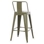 ΣΚΑΜΠΟ ΜΠΑΡ ΜΕΣΑΙΟΥ ΥΨΟΥΣ ΜΕΤΑΛΛΙΚΟ MELITA-PRO HM8574.43 DARK OLIVE GREEN 43x43x88Υεκ. - Image 5