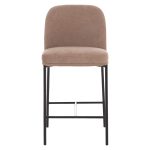 ΣΚΑΜΠΟ ΜΠΑΡ ΜΕΣ.ΥΨΟΥΣ MANIDO HM18427.02 TAUPE ΥΦΑΣΜΑ-ΜΕΤΑΛ.ΜΑΥΡΟΣ ΣΚΕΛΕΤΟΣ 45x55x92Υεκ - Image 3