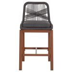 ΣΚΑΜΠΟ ΜΠΑΡ ΜΕΣ.ΥΨΟΥΣ HOWARD HM5791.22 ΚΑΦΕ ΑΛΟΥΜΙΝΙΟ--ΣΚΟΥΡΟ ΓΚΡΙ ΣΧΟΙΝΙ 47,5x55x94,5Υεκ - Image 3