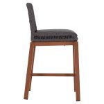 ΣΚΑΜΠΟ ΜΠΑΡ ΜΕΣ.ΥΨΟΥΣ HOWARD HM5791.22 ΚΑΦΕ ΑΛΟΥΜΙΝΙΟ--ΣΚΟΥΡΟ ΓΚΡΙ ΣΧΟΙΝΙ 47,5x55x94,5Υεκ - Image 4