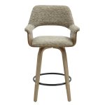 ΣΚΑΜΠΟ ΜΠΑΡ ΜΕΣ.ΥΨΟΥΣ CLIPP HM9987.01 WHITEWASH Κ.Π. ΞΥΛΟ-ΜΠΕΖ ΥΦΑΣΜΑ 57,5x53x98Υεκ - Image 3