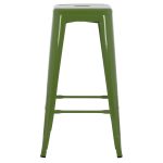 ΣΚΑΜΠΟ ΜΠΑΡ ΜΕΤΑΛΛΙΚΟ MELITA-PRO HM8642.53 ΣΕ LIGHT OLIVE GREEN 43x43x78Υεκ. - Image 3