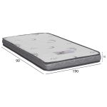 ΣΤΡΩΜΑ ΑΦΡΟΥ TRICO HM743 ΛΕΥΚΟ 90x190x10(πάχος)εκ.--ROLL-PACKING - Image 2