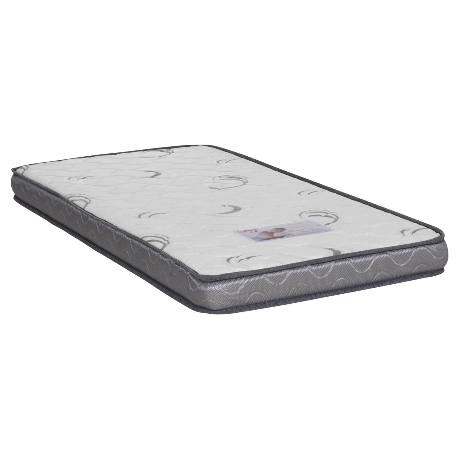 stroma-afroy-fb9743-leyko-90x190x10pacho ΣΤΡΩΜΑ ΑΦΡΟΥ TRICO HM743 ΛΕΥΚΟ 90x190x10(πάχος)εκ.--ROLL-PACKING - Image 1