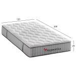 ΣΤΡΩΜΑ ΗΜΙΔΙΠΛΟ HYPNOTTICA HM748.02 POCKET SPRINGS--ΛΕΥΚΟ 120x200x25Υεκ. - Image 2