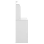ΤΟΥΑΛΕΤΑ ΜΕ ΦΩΤΙΣΜΟ LED-ΡΑΦΙΑ-ΣΥΡΤΑΡΙΑ LAURYN HM2502.03 ΛΕΥΚΟ 108x40x140Υεκ - Image 4