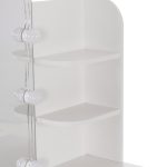 ΤΟΥΑΛΕΤΑ ΜΕ ΦΩΤΙΣΜΟ LED-ΡΑΦΙΑ-ΣΥΡΤΑΡΙΑ LAURYN HM2502.03 ΛΕΥΚΟ 108x40x140Υεκ - Image 6