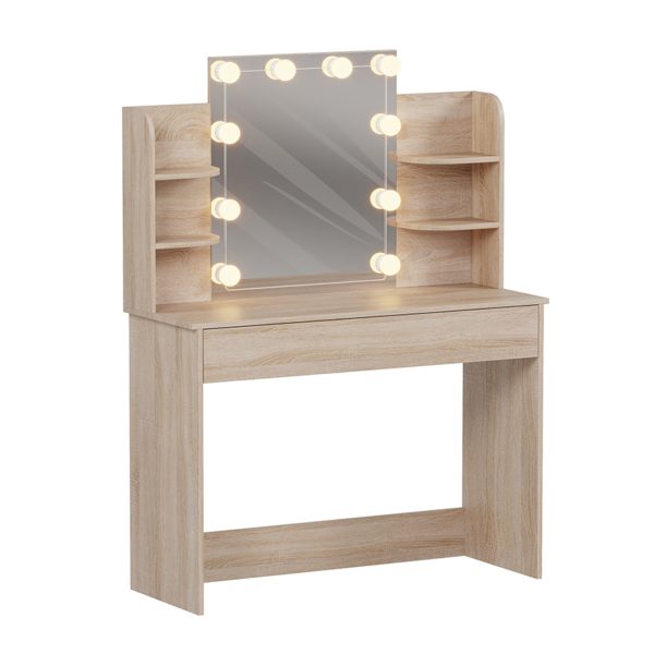 ΤΟΥΑΛΕΤΑ ΜΕ ΦΩΤΙΣΜΟ LED-ΡΑΦΙΑ-ΣΥΡΤΑΡΙΑ LAURYN HM2502.01 SONAMA 108x40x140Υεκ